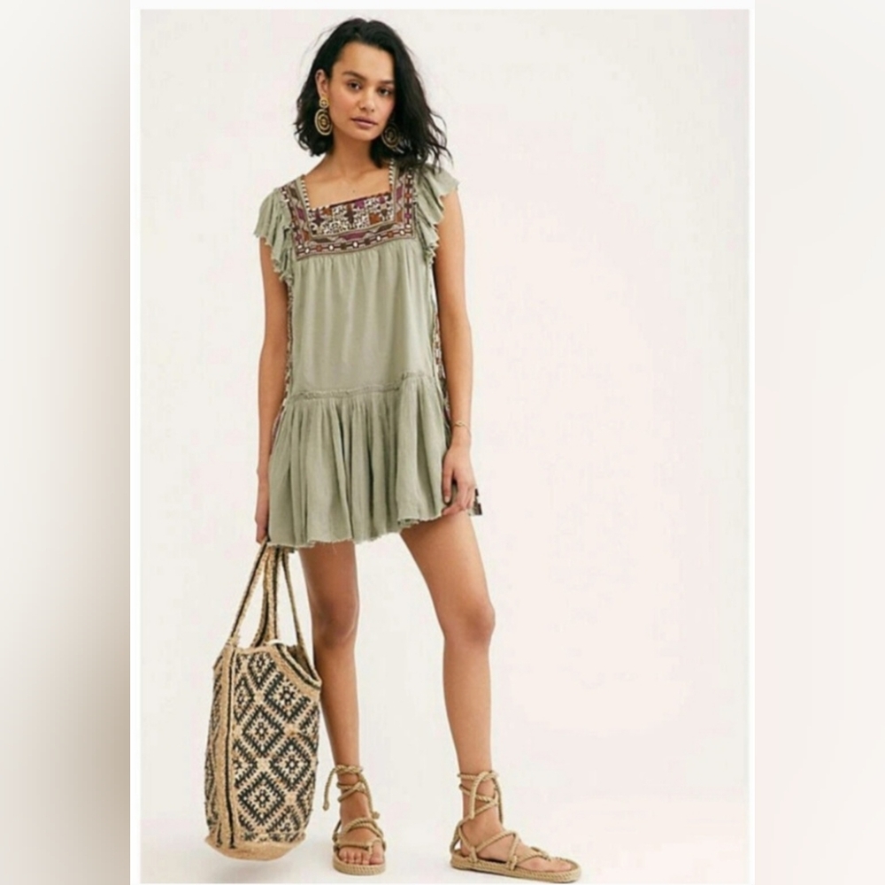 Free People Day Glow Mini Dress